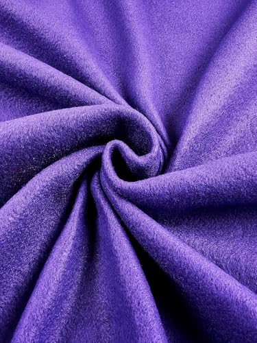 Polar Fleece Solid Purple, Fabric by the Yard