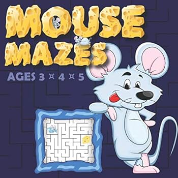 Paperback Mouse Mazes: Ages 3, 4, 5 Book
