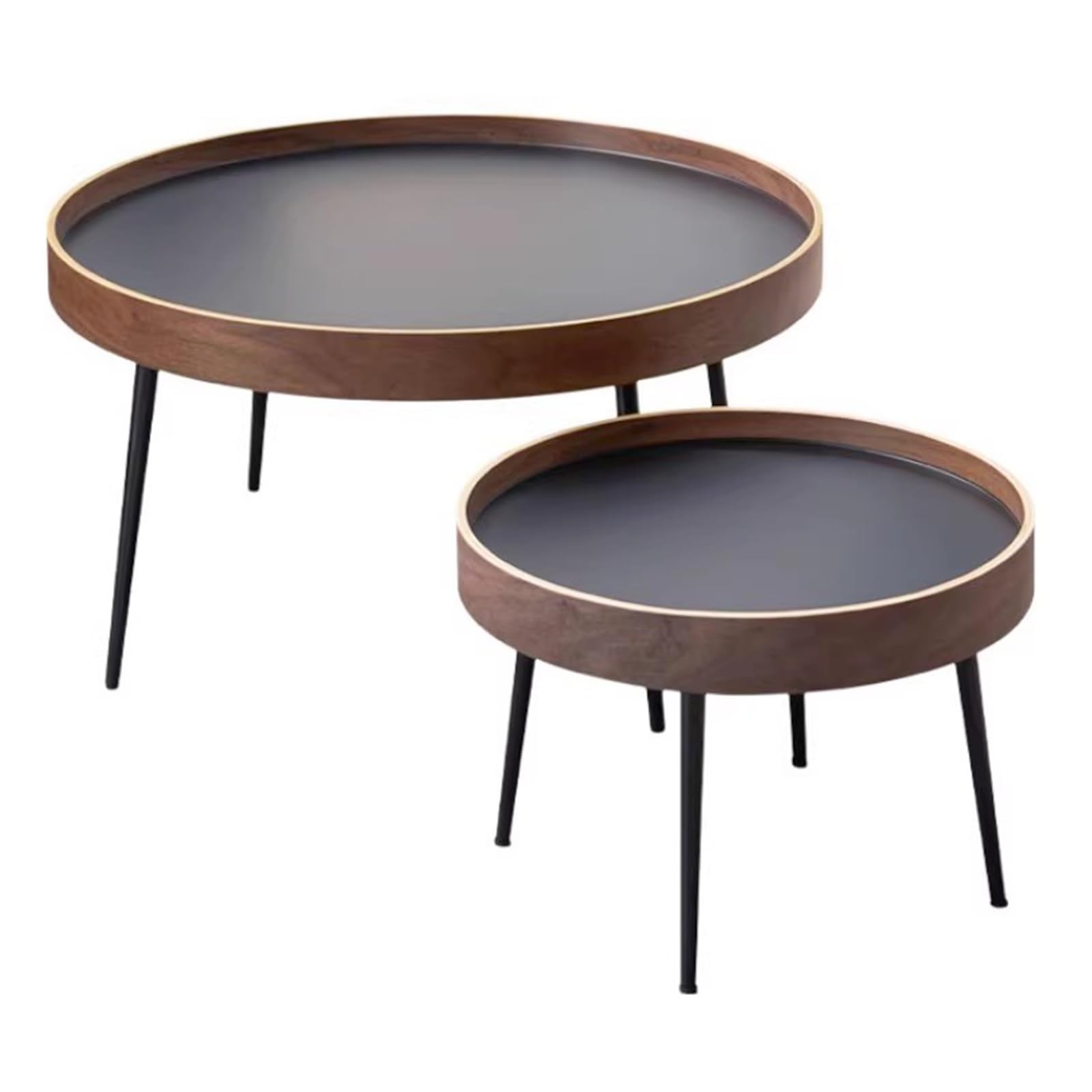 Table basse ronde élégante de salon aux finitions soignées et durables