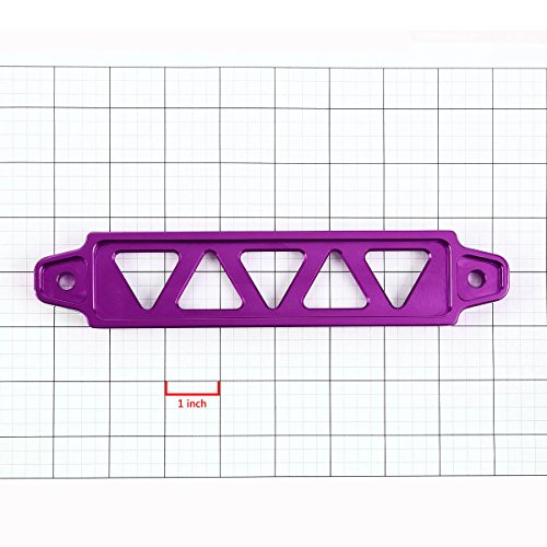 190Mm/220Mm Billet Aluminum Battery Tie Down Mount Bracket (Purple) #TOP5