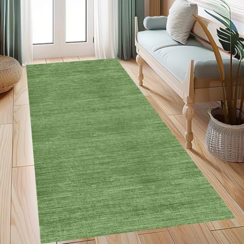 Alfombra de cocina verde lavable ideal para pasillos y salón 6