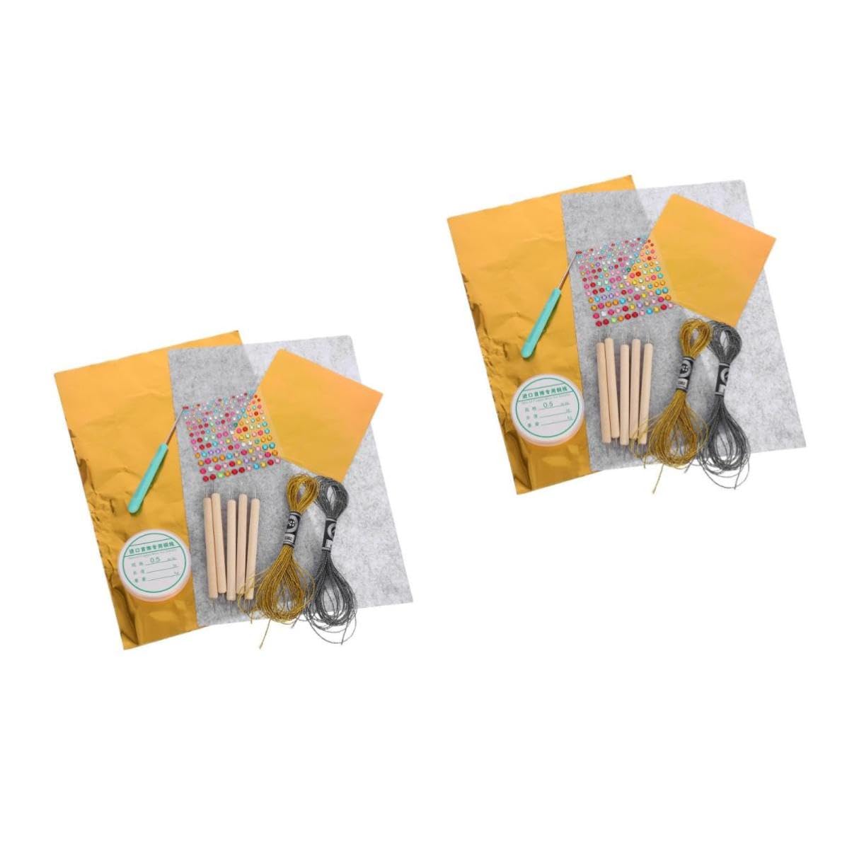 2 Sets Goldfolie für Scrapbooking und Kunstharz, 70 Mikrometer,