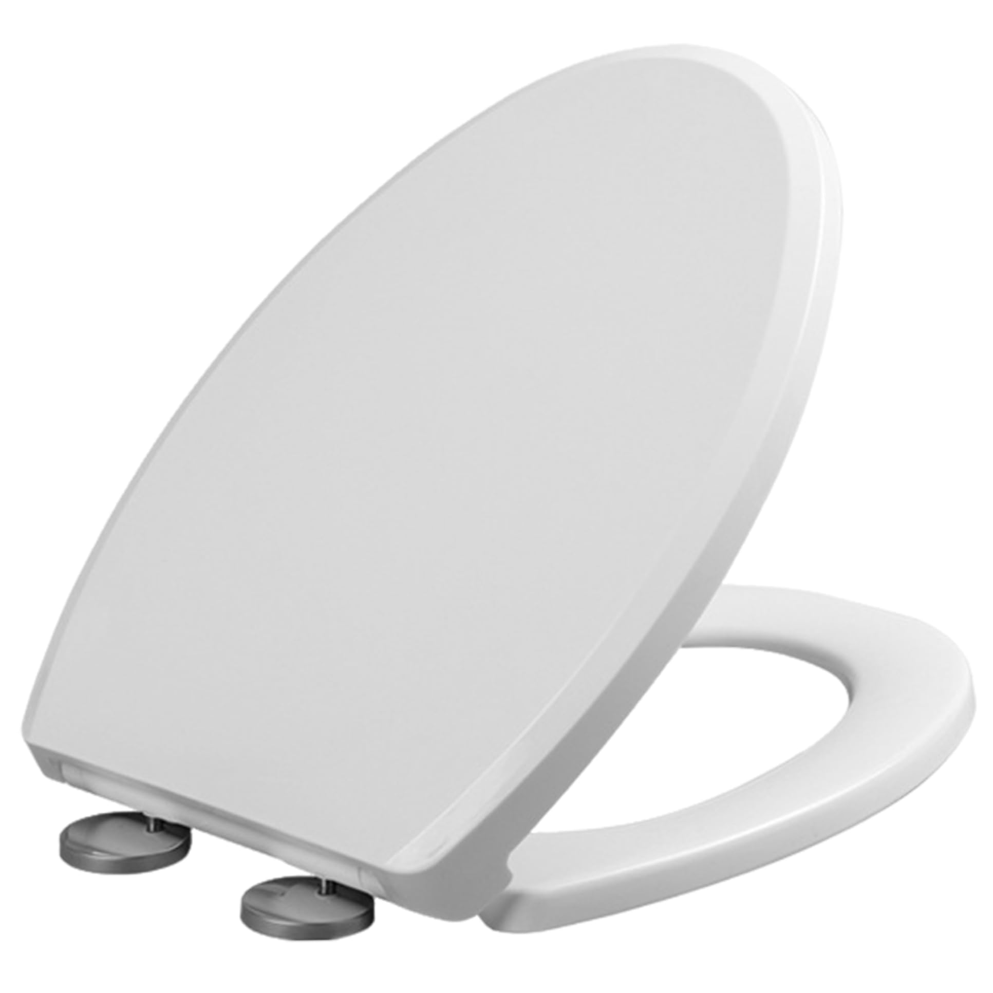 Abattant de toilette en plastique blanc pour moderniser votre espace WC familial