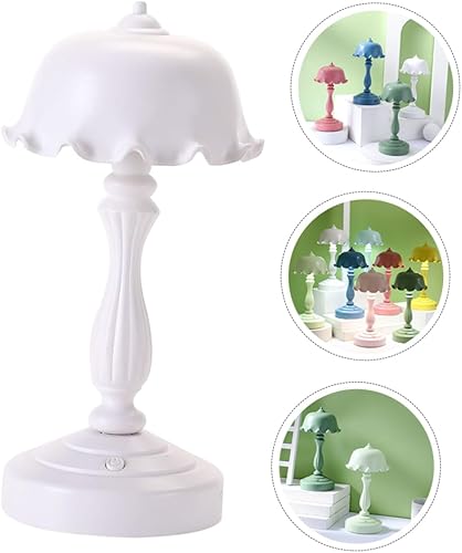 Miniatura 8 de DOITOOL Lámpara de mesa para escritorio, luz de lectura moderna de noche, lámpara de dormitorio, lámpara de dormitorio para estudiantes, luz cálida
