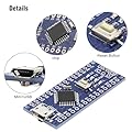 Nano 328P V3 Scheda di sviluppo microcontrollore AYWHP Scheda madre da 3 pezzi con microchip CH340G con cavo USB Microcontrollore 5V 16M Interfaccia micro USB compatibile con Arduino IDE #1