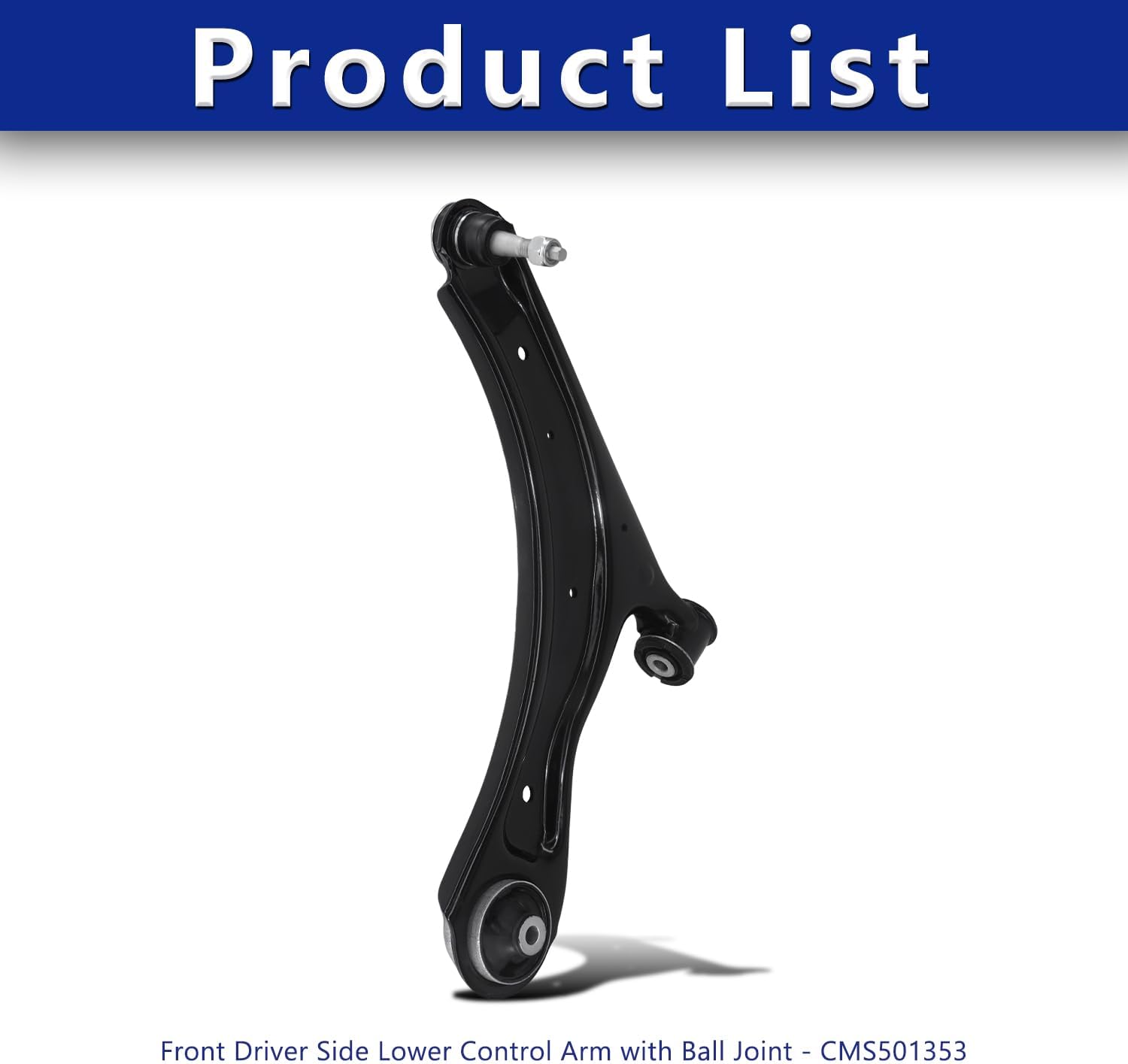 Control Arm, Replacement For Left Front Control Arm with Ball Joint Compatible With 2021-2025 Chevrolet Trailblazer, 2020-2025 Buick Encore GX - Driver Side