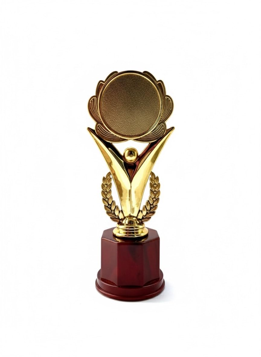 Victory Gold Trophy – 9 Inch Single Winner Trophy | Premium Championship Award for Sports Events, School Competitions & Corporate Recognition-picture-26