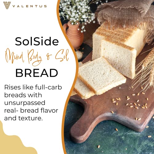 Solside Keto Bread (510G) Low Carb Bread Loaf, Keto Friendly Food, Great For Toast, French Toast, Bread Crumbs, & Croutons, Low Calorie, Sliced Bread, With Real-Bread Flavor And Texture - One Pack #TOP3