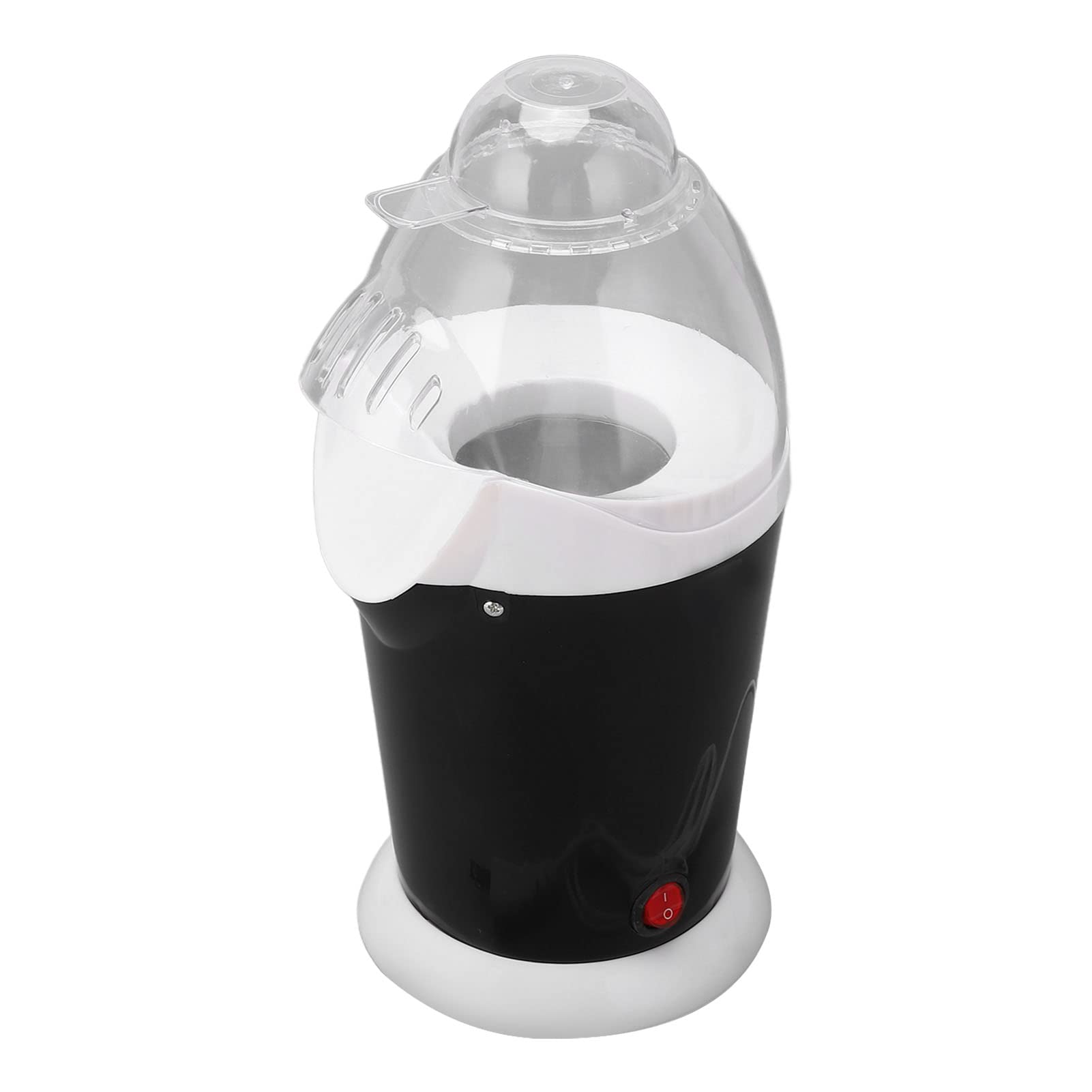 Fdit Máquina de Palomitas de Aire Caliente, Palomitera Eléctrica 1100W | Capacidad de 16 Tazas, Estructura ABS y Aluminio, Ideal para Dormitorio, Cocina y Camping, con Canal desmontable.