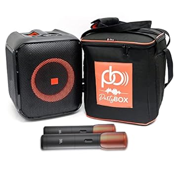 Case Bolsa Bag Polo Culture Compatível com Jbl Partybox Encore Com Bolso Para 2 Microfones