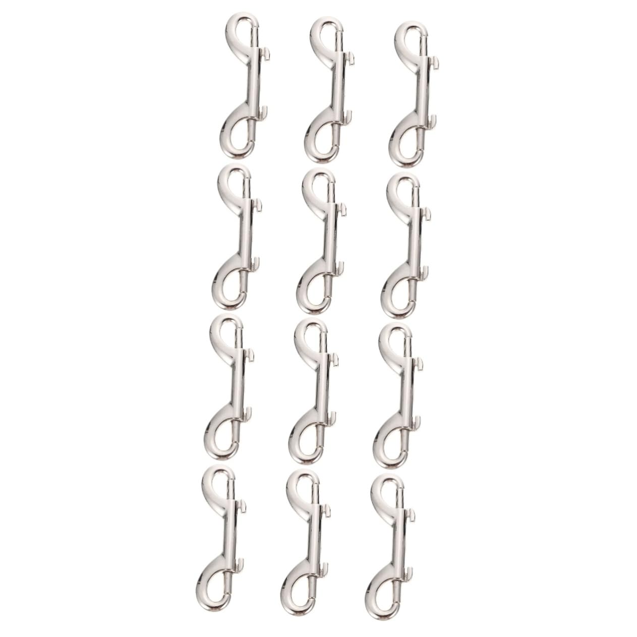 FRCOLOR 12piezas Ganchos De Correa para Mascotas De Clips De Doble Extremo De Aleación De Zinc Accesorios para Adiestramiento y Correas De Perro Prácticos y Resistentes