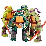 Ninja Tortue Divine Action Figurine Set Adolescent Mutant Ninja Tortue Divine Personnages animés Jouets modèles Enfants Anniversaire série 12CM