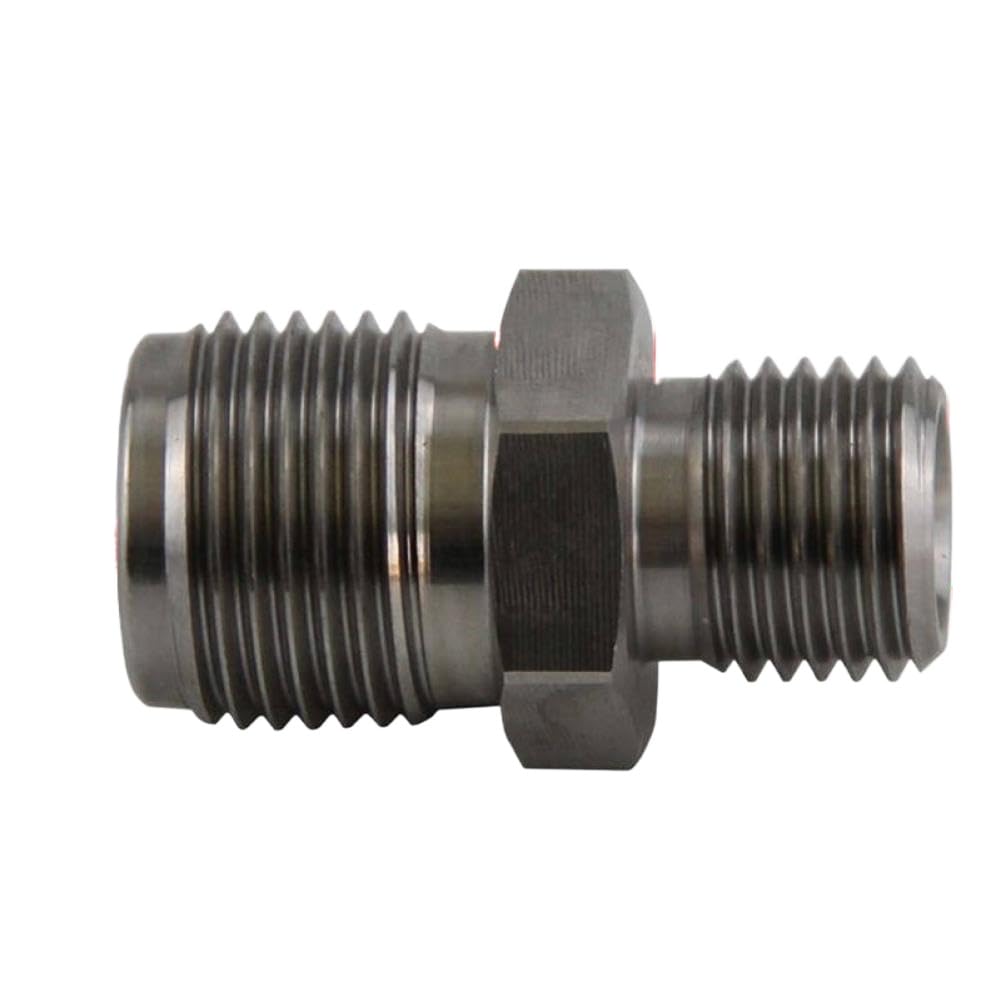 Universal Fuel Rail Ported Fitting M14x1.5 to M18x1.5 Stainless Steel Connector