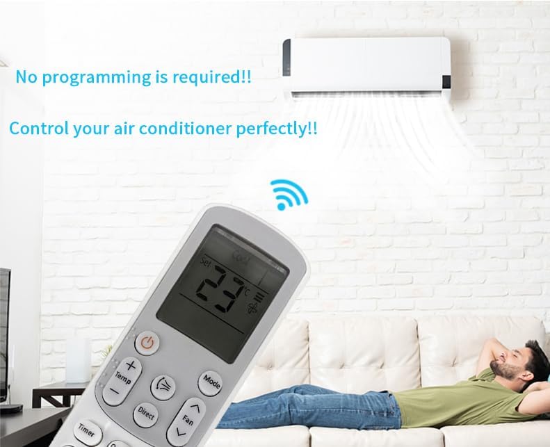 Miniatura 5 de Mando a Distancia de Repuesto para Samsung AC Aire Acondicionado DB93-14643R DB93-14643S DB93-14643F DB93-14643T DB93-15169G AR12KSPDMWKN