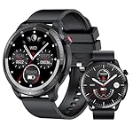 BooaBei Smart Watch for Men Women, 1.39" Round GPS Watcher with 110+ Sports Modes, Blood Pressure/Heart Rate/Blood Oxygen/Sleep Monitor, IP67 Waterproof Smartwatch for Android iOS