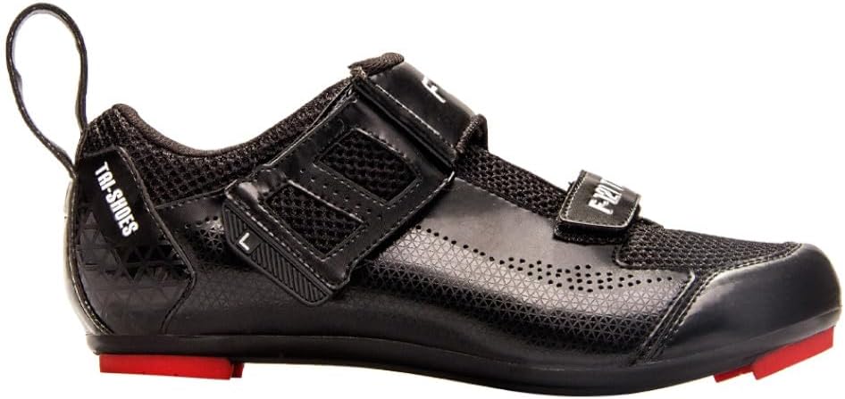 FLR Shoes: F-121 Triathlon Shoe in Black-BLACK -40
