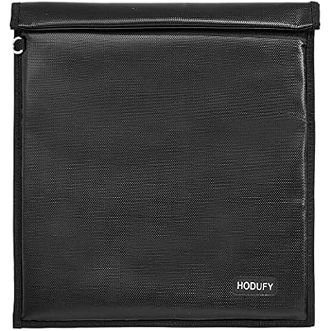 Faraday Bags 9.8 x 11 Inches, Fireproof & Waterproof Faraday Cage, Faraday Key Fob Protector, Cell Phone Signal Jammer, Car RFID Signal Blocking, Anti-Theft Pouch Cover