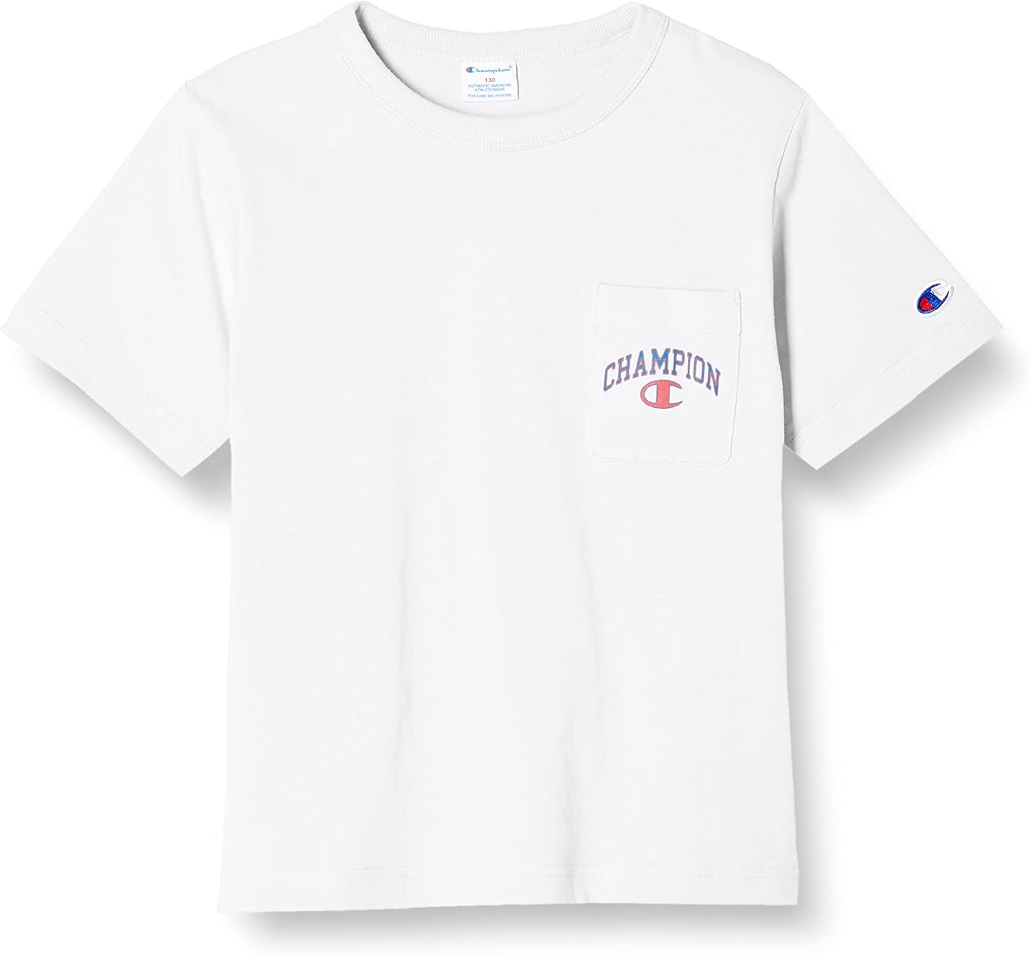 Amazon | [チャンピオン] Tシャツ キッズ 半袖 丸首 綿100％ Relax Fit  