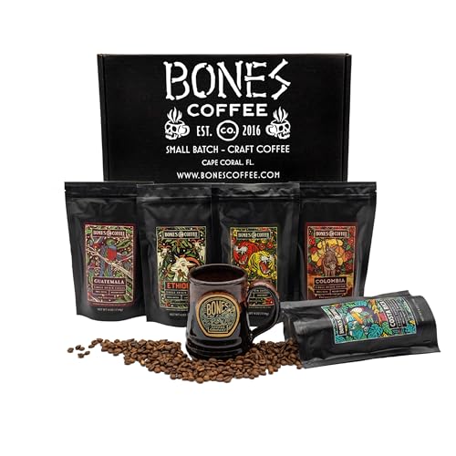 Bones Coffee Company NEW World Tour Sample Pack Box Set