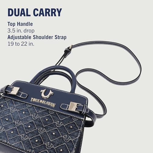 Bolso Tote de Denim con Detalles Dorados True Religion miniatura 4