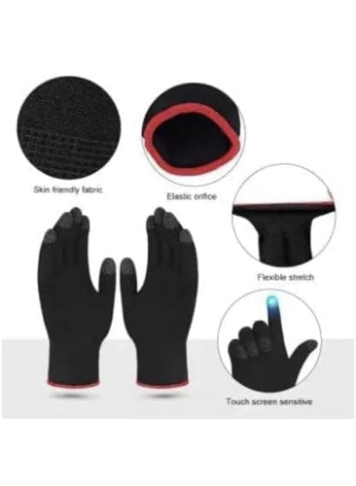 Hand Gloves for Women Sun Protection Summer Cooling Black Bike Gloves for Cycling Fishing, Non-Slip Touch Screen Mesh Breathable Full Finger, UPF 50+ 1