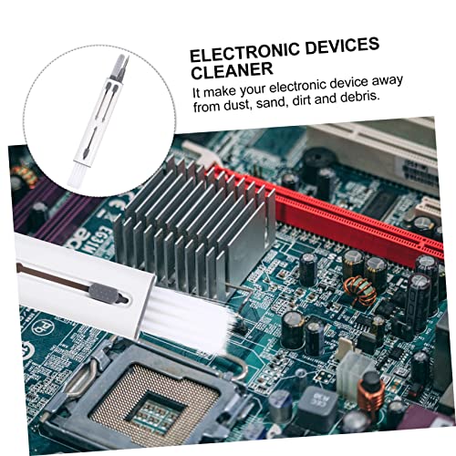 DOITOOL 2 Juegos Kit de Limpieza Multifuncional Auriculares y Teclados Cepillo y Extractor de Teclas con Esponja para Polvo Dispositivos Electrónicos Móviles y Ordenadores Diseño Duradero - imagen 7
