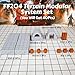 Dungeon Walls 40pcs 28mm Miniature RPG Modular System DND Terrain Building Accessories for Tabletop Role Playing Scenes, Gift of Christmas Halloween for DM