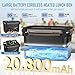 GALOKEO 2026 Upgraded Cordless Electric Lunch Box for Adults, XL 6.3-Cup Rechargeable Heated Lunch Box with 20,800mAh, 5-Side Heating, Self-heating Food Warmer for Construction, Travel & Office