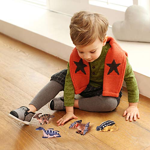 image for FUN LITTLE TOYS 12 Pieces Dinosaur Wind Up Toy for Kids, Toddler Bath 