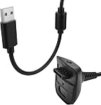 Xbox 360 Controller Charging Cable - Replacement for Microsoft Xbox 360 Slim Wireless Gaming Controllers Charger