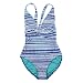 Echo Design Women's Geo Atlantis Cross Back One-Piece Swimsuit