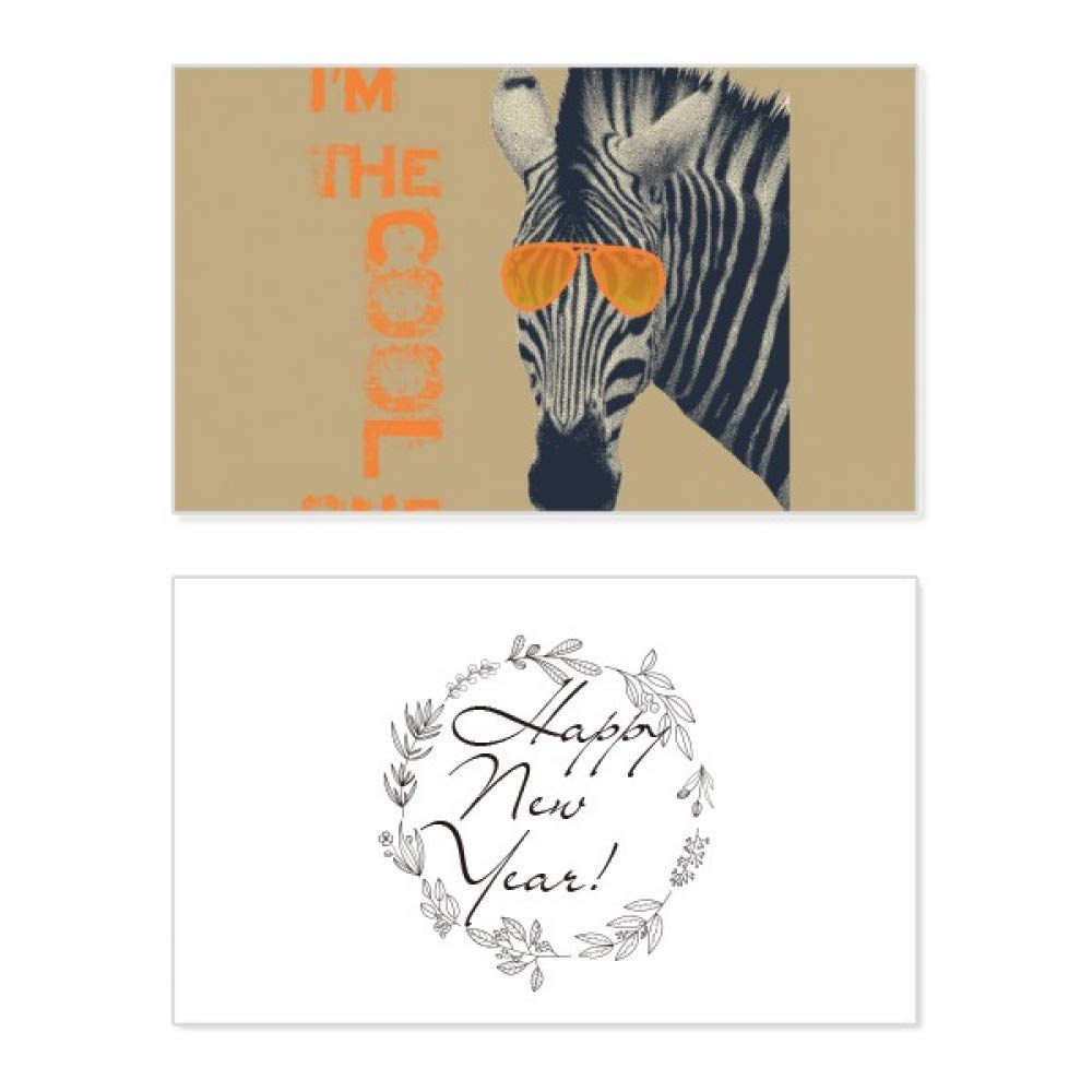 Anteojos de sol Pinto Cool para Año Nuevo con tarjeta de bendición y diseño animal 5