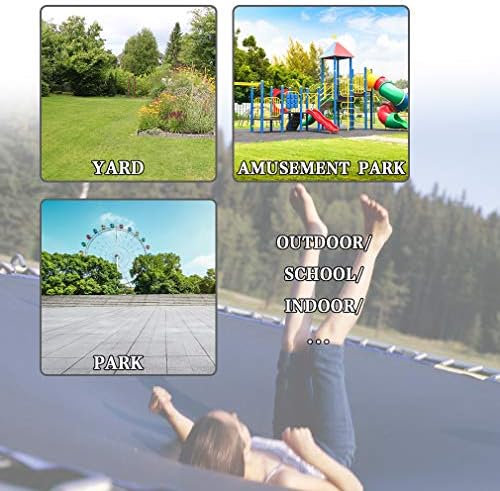 FDW 10FT Trampoline with Enclosure Net Ladder Outdoor Fitness Trampoline PVC Spring Cover Padding for Children and Adults 6 51BfIOGFe6L. AC