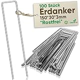 bodenbefestigung zaun LANGLEBIG & ROSTFREI - Die feuerverzinkten Befestigungsanker verfügen über eine speziell behandelte Oberfläche. Dadurch sind die Ankerhaken sehr korrosionsbeständig & langlebig. Rost war gestern.
