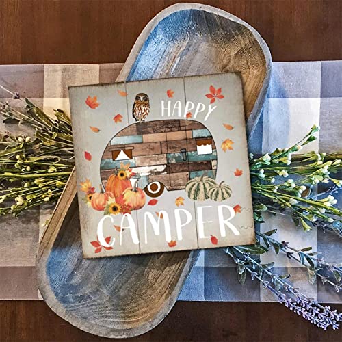 Panneau bois Happy Camper pour réchauffer vos murs blancs et vides