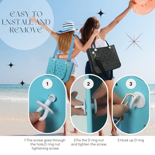 Image of Strap Wrap for Bogg Bag Accessories, Adjustable Crossbody Shoulder Strap Wrap with Detachable Pad, For XL Medium Bog Bag
