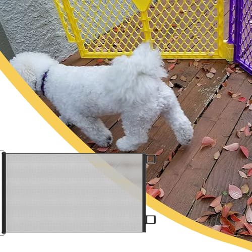 Barrière escamotable pour escalier pour stopper les animaux et sécuriser les zones à risque