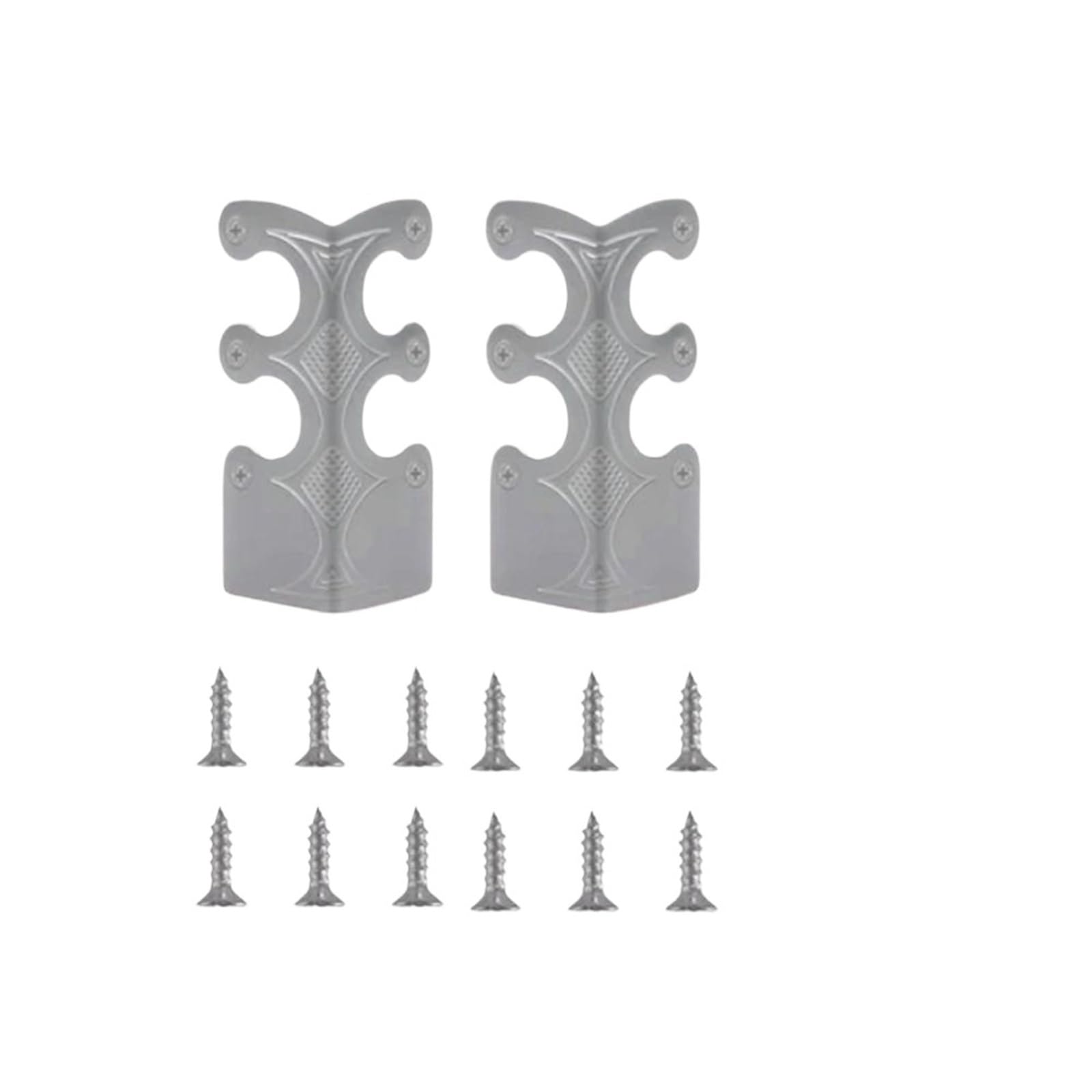 Lqrctry White Metal Corner Protector