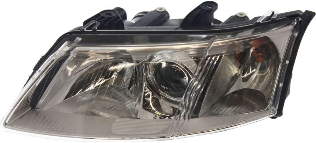 CarLights360 For 2003-2007 Saab 3-Sep Headlight Driver and Passenger Side CAPA Certified Bulbs Included SB2502109 SB2503109 - Replaces 12 799 348, 12 799 352