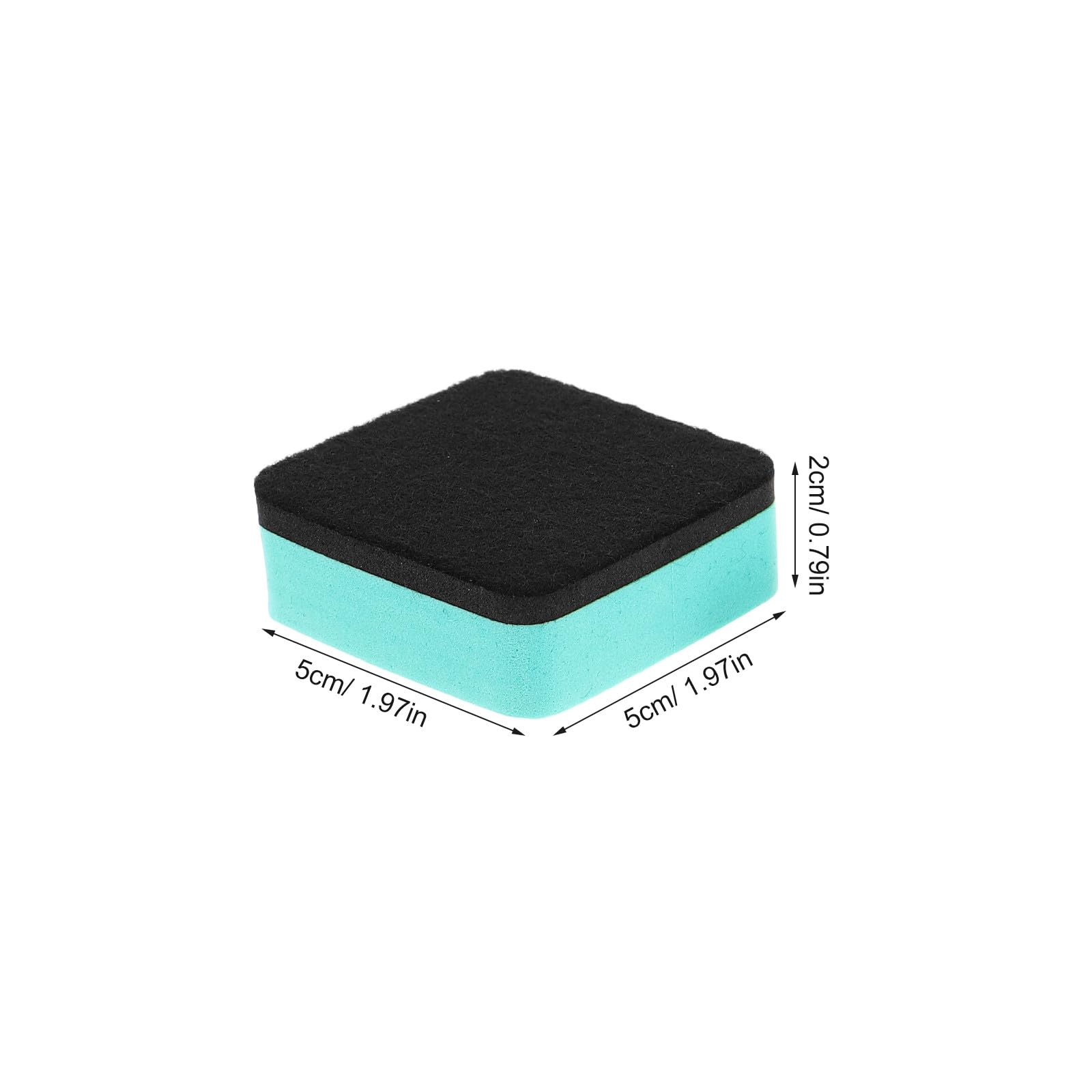 NUOBESTY 60pezzi Gomme Magnetiche per Lavagna Bianca Secco Morbide Gomme in Feltro Eva Quadrate per Cancellare Facilmente Segni di Pennarello per Ufficio Scuola e Aula