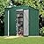Gizoon 6' x 4' Outdoor Storage Shed with Double Lockable Doors, Anti-Corrosion Metal Garden Shed, Waterproof Shed Outdoor Storage Clearance for Backyard Patio Lawn-Green