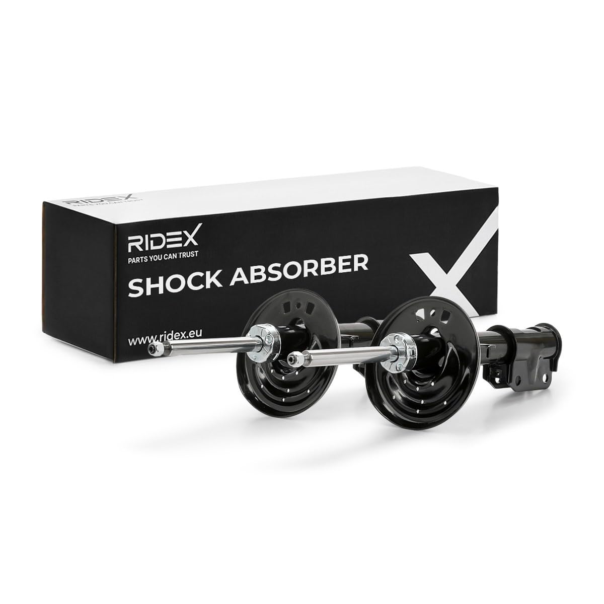 RIDEX 2x Amortisseur Avant Pression de gaz Compatible avec RENAULT Scénic 3 JZ0/1 Grand Scénic 3 JZ, JZ0/1 Fluence L3 Scénic 3 VAN JZ0/1