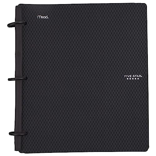 Five Star Flex Refillable Notebook + Study App, College Ruled Paper and 1 Inch TechLock Ring Binder with Pockets - Image 2