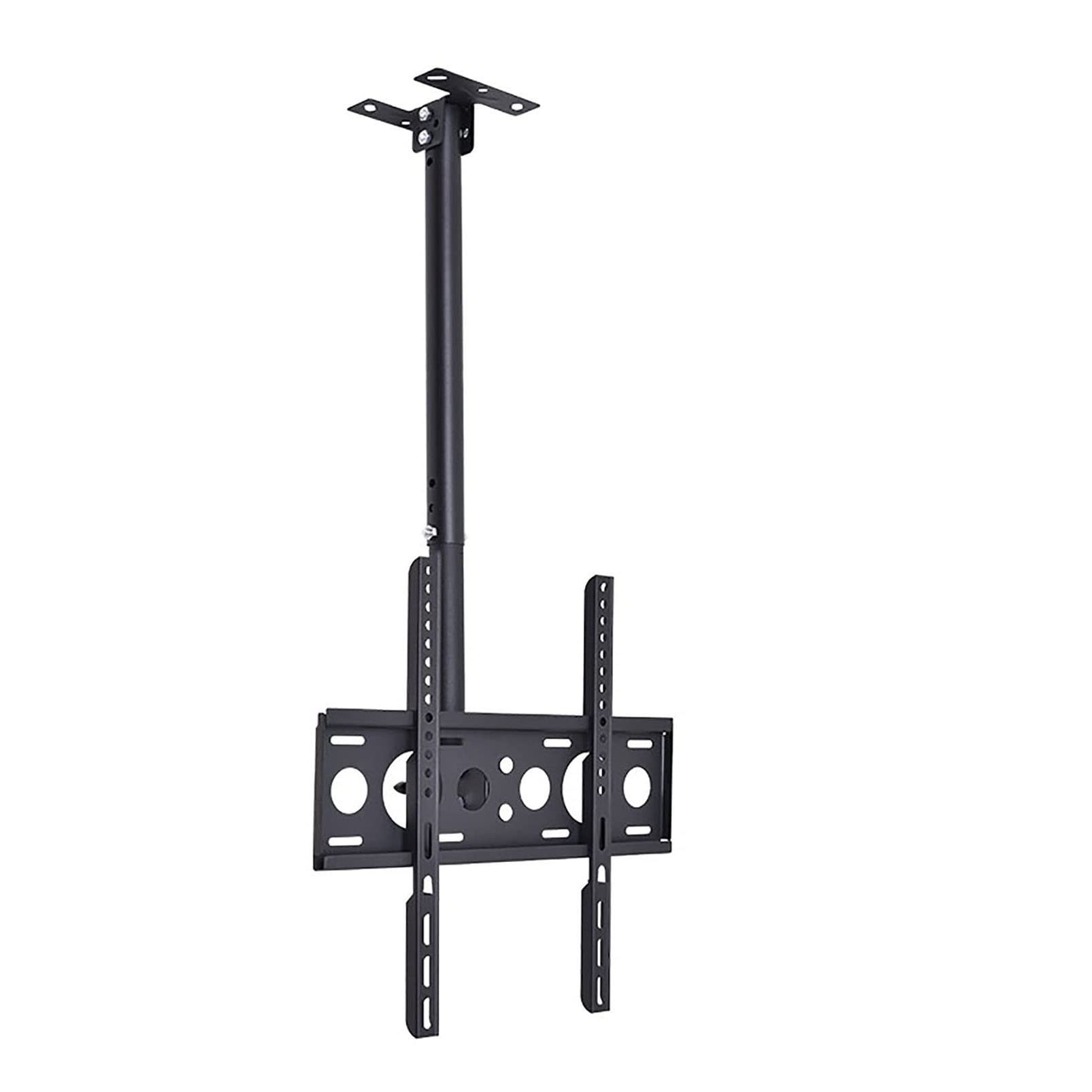 Support TV Plafond avec mât de 1m télescopique et rotation totale à 360 degrés
