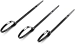 URBEST Zip Ties Cable Ties Straps, 1000 Pcs Self Locking Wire Cable Zip, Tie Fasten Wrap 6 Inch Nylon Zip Tie (Black)