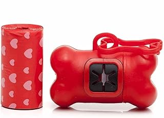 Napi Kit Higiene para Coleira (Ct-01) para Cães, 1 porta-saquinhos, 2 rolos plasticos (cores sortidas)