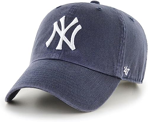 Chapeau New York Yankees Vintage Navy 47 ajustable en coton lavé souple