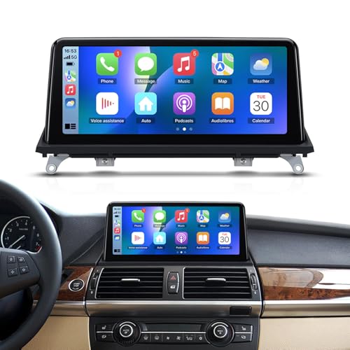 10.25�C���` Android AUTO �^�b�`�X�N���[�� �J�[�X�e���I���W�I BMW X5 E70 X6 E71 2012~2015 CIC Bluetooth Linux�V�X�e���p