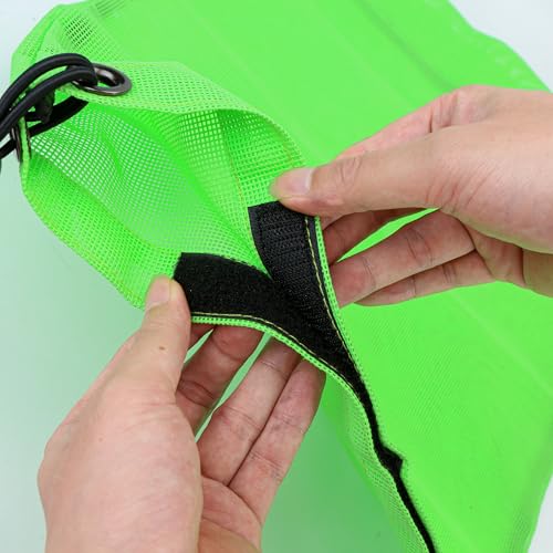 Image of BuleVina UTV ATV Trash Bag Sack - Portable Mesh Garbage Tote for Off-Road, Beach, Pickup - Universal Compatible with SUV - Reusable, Tear-Resistant Storage Cart