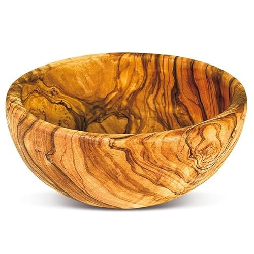 Zerazi Bol en Bois d'Olivier 12cm - Écologique, Entièrement Fabriqué à la Main, Hygiénique